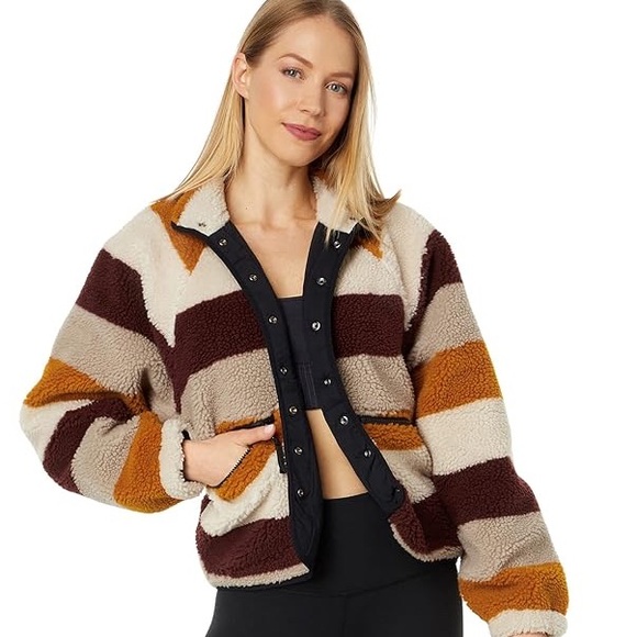 Free People Jackets & Blazers - Free People FP Movement Rocky Ridge Jacket Assorted Shearling Teddy Coat